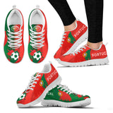 Women's Portugal World Cup Sneakers - Black