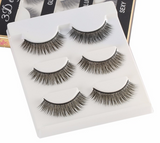 3 Pairs of 3D Faux Mink False Eyelashes