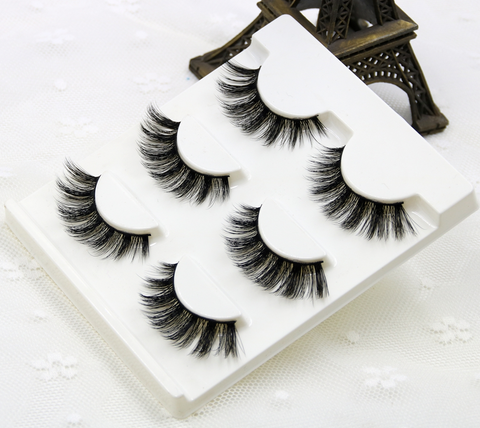 3 Pairs of Luxurious 3D Mink Eyelashes