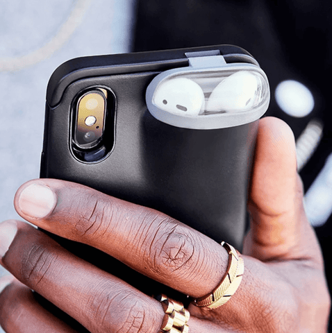 iPHONE AND AIRPODS COMBO HARD FITTED iPHONE CASE