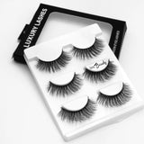 3 Pairs of 3D Mink Luxury False Eyelashes
