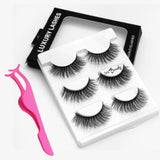 3 Pairs of 3D Mink Luxury False Eyelashes