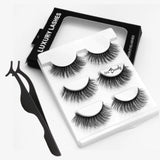 3 Pairs of 3D Mink Luxury False Eyelashes