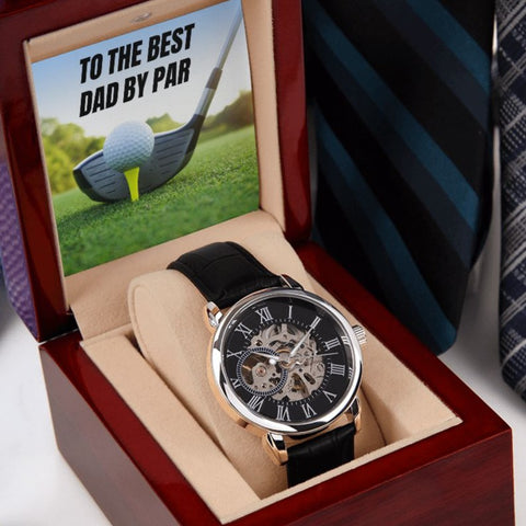 Best Dad By Par - Skeleton Watch