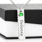 PERSONALIZED BIRTHSTONE NAME NECKLACE