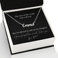 To My Daughter Name Necklace Love Dad