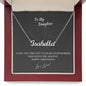 To My Daughter Name Necklace