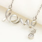 SCRIPTED LOVE NECKLACE