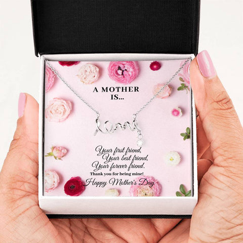 SCRIPTED LOVE NECKLACE