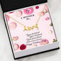 SCRIPTED LOVE NECKLACE