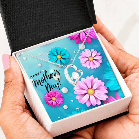 FOREVER HEART NECKLACE W/ CARD