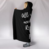 Eyelash Hooded Blanket