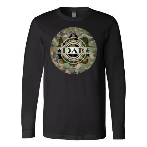 "Dabbing" Green Camouflage L/S Tee