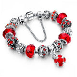 FREE Crystal Bead & Charm Bracelet